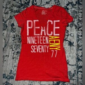 Vintage American Eagle Pink Graphic Tee